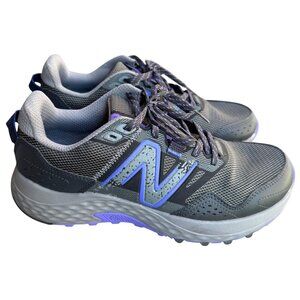 New Balance 410v8 Women's Trail Running Shoes Size 7.5 Grey & Purple  Sneakers
